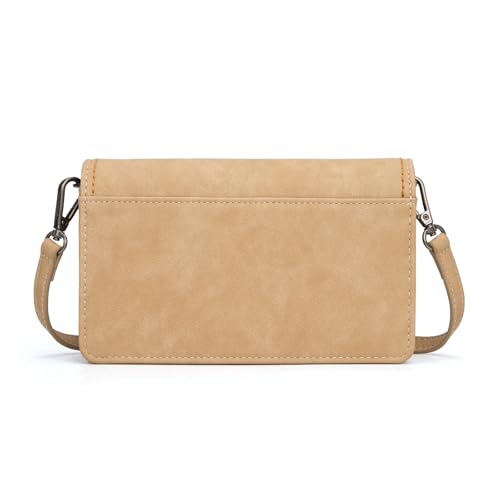 Image of Wrangler Small Crossbody Bag for Women, RFID Blocking Wallet Purse with Adjustable Strap, Multi-Compartment Shoulder Handbag