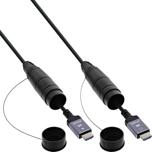 Cable HDMI 2.1 AOC 8K 60Hz InLine de 90 m con velocidad de 48 Gb/s en carrete