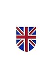 Insignia alemana WW2 British freecorp casco de vinilo transferencia de agua para M35/M38/M40/M42