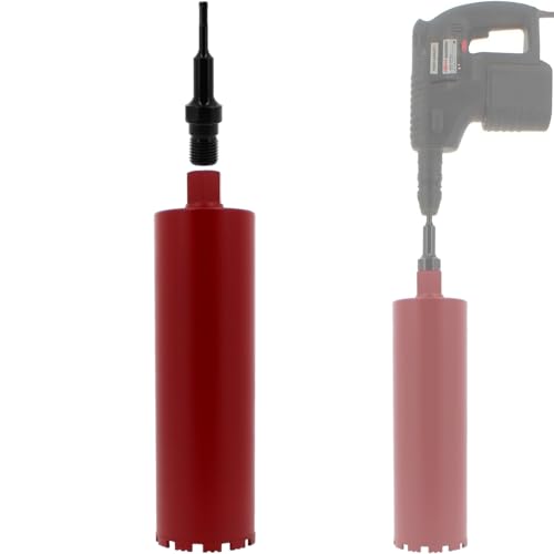 GT MARKET Couronne diamant Ø 127 mm avec adaptateur pour perceuse et perforateur SDS-plus