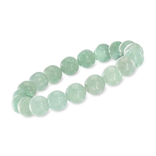Ross-Simons 10mm Jade Bead Stretch Bracelet