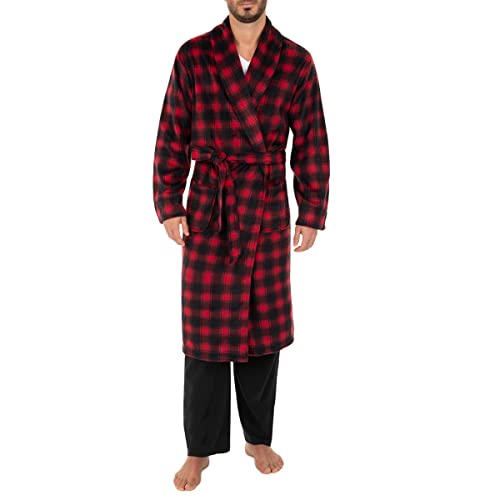 IZOD Men's Micro Sueded Robe