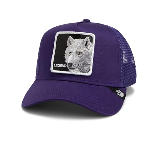 Goorin Bros. Legendary Wolf A-Frame Trucker Cap Violet Noir