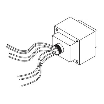 ELCO Lighting ETR-277 Magnetic Transformer 277V to 120V Step-Down Converter, 250VA Power Supply for Low Voltage Lighting, Wall Mount