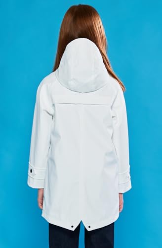 maoo garden Girls Rain Jackets Kids Waterproof Raincoat Lightweight Floral Lining Spring Windbreaker4