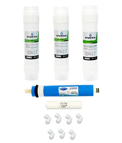 Ampereus Membrane Spare Maintenance Kit for All Type of RO Water Purifier (Service Kit)