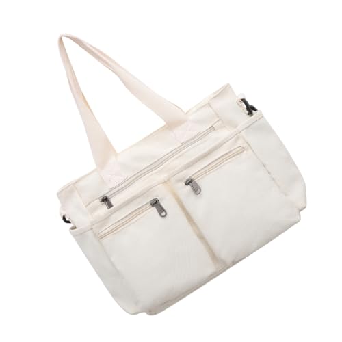 Sac en toile beige femme pour résoudre le manque de poches et le désordre