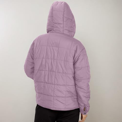 Veste d'hiver décontractée pour femme NZYIHAO matelassée et ample - 4
