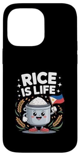 Funny Rice Is Life ���킢�� �[�l�� �N�b�J�[ �X�}�z�P�[�X iPhone 14 Pro Max �p