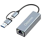 Multi-Port Universal -- Omivine USB auf Ethernet Adapter mit USB C auf USB Adapter, kompatibel mit beiden USB und USB C-Ports Computer, so dass Sie immer die richtige Verbindung haben. USB-Anschlüsse sind kompatibel mit USB 2.0 und USB 3.0, aber USB 3.0 ist, was die maximale Leistung erleichtert.