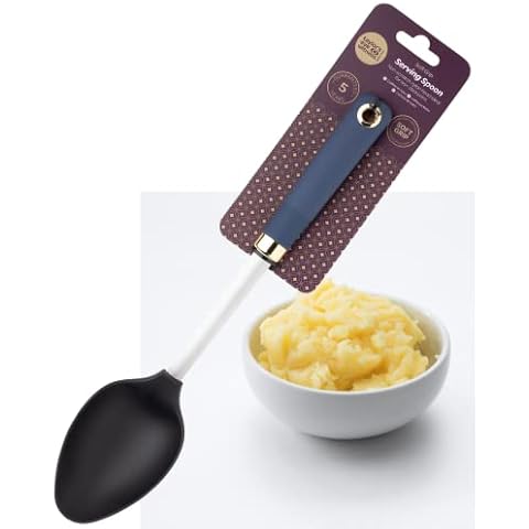 Cuchara de Servir Antiarañazos con Cabeza de Nailon Resistente al Calor y Mango de Agarre Suave Cover