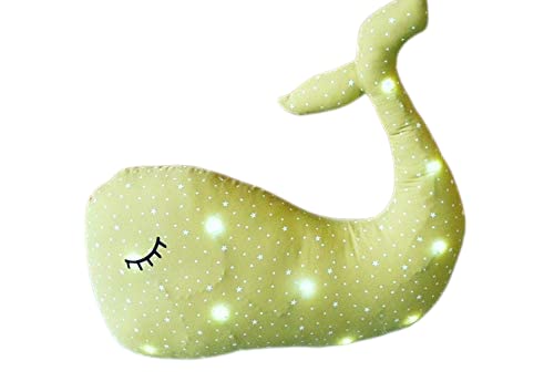 Veilleuse baleine vert granny étoilée pour la chambre enfant