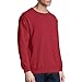 Hanes Men's Comfortwash Garment Dyed Sweatshirt, Crimson Fall, 2X Large