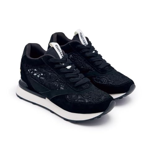 Zapatillas CUÑA Encaje Piel MILLADORE