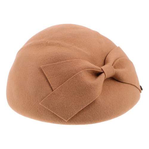 Béret vintage en pure laine de qualité supérieure style rétro raffiné