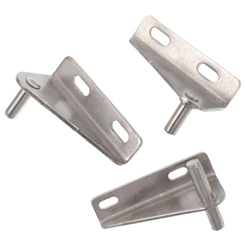 BESPORTBLE Bisagras para Puerta de Congelador Frigorífico 3 Piezas Acero Inoxidable 28mm Apertura Suave Bisagra Plástico Compatible para Uso Comercial y Doméstico
