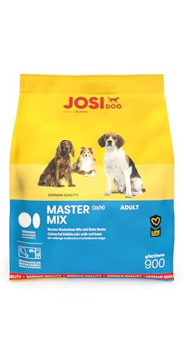 JosiDog Master Mix (5 x 900 g) | Adult | Premium Trockenfutter für ausgewachsene normal aktive Hunde | mit viel Protein & Roter Beete | Powered by JOSERA | Hundefutter | Alleinfutter | 5er Pack