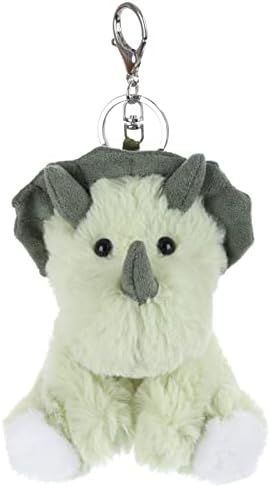 Apricot Lamb Toys Plush Green Triceratops Soft Stuffed Keychain 5'' image 5