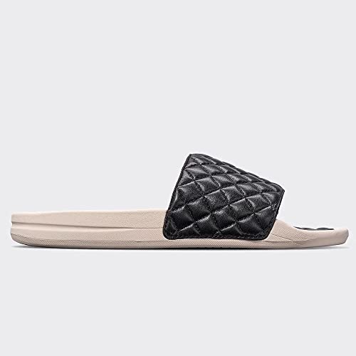 APL: Athletic Propulsion Labs Women's Lusso Slide, Black/Creme, 82