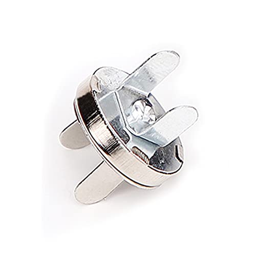 20 Set Magnetic Snaps, Purse Magnetic Bag Fastener Clasp Magnetic Button Replacement Kit For Sewing, Diy Craft, Purses, Bags, Clothes, Leather (Silver 18Mm) #TOP4