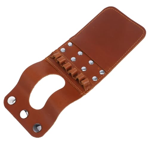 KICHOUSE Outdoor Arrow Holder Lightweight Leather Waist Bag for Arrows Practical Design for Hunting Archery Practice Compact Washable Arrow Storage