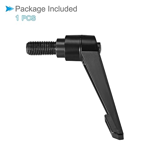 Image of Clamping Lever Handles, M16 x 33mm Male Thread, Adjustable Quick Release Locking Rotating Bolt Knobs Black - (Applications: for Lathe Machinery), 1-Piece