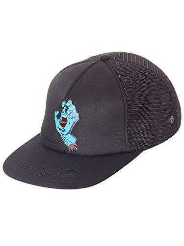 Santa Cruz Classic Hand Black Trucker Cap