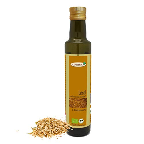 Adrisan Leinöl bio* 1. Kaltpressung 750 ml - Omega 3 Öl Cover