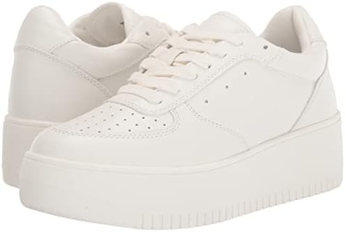 Steve Madden Women's Rocket Sneaker, White, 8 | Image 6