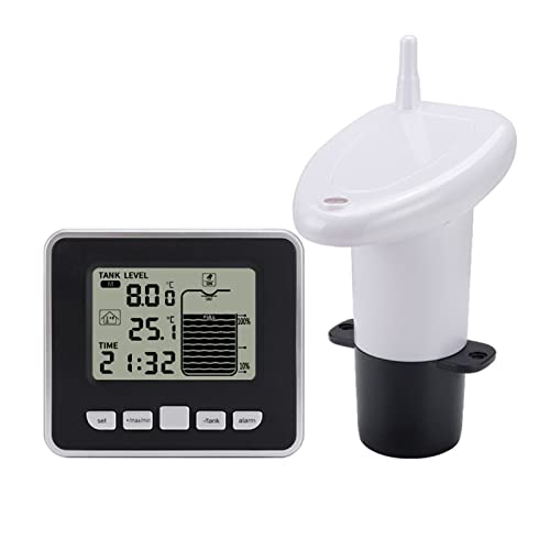 Compteur de niveau de liquide à ultrasons sans fil pour réservoir d'eau avec thermomètre - 3