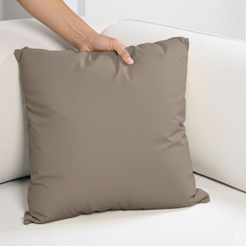 Image of 5XL Premium Leatherette Bean Bag with Rectangular Footrest & Cushion | High Density EPS Beans Filled | Teardrop Shape with Handle | 6 Months Warranty (Beige, 5XL Combo Pack, Solid)