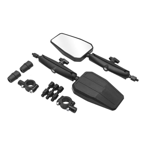 Espejos laterales para motocicletas universales con rosca M10 y espejo retrovisor ajustable 6