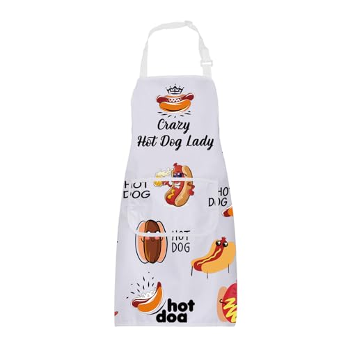 Tablier de hot-dog avec poches BNQL pour cuisiner proprement sans tacher vos vêtements