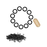 PDKKFF 100 Pezzi O-Ring in Gomma, Nitrilica O-Ring OD 8.5mm, ID 5.5mm Neri Guarnizioni di Tenuta per Conduttura, Aria Condizionata, Impianti Idraulici, Automobile