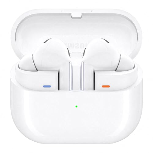 Samsung Galaxy Buds3 Pro White with Galaxy AI Wireless Earbuds Noise Cancelling Bluetooth 360 Audio Hi-Fi Sound 2 Year Extended Warranty (UK Version)