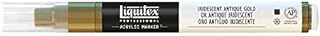 Liquitex 4620237 2-4 mm Fine Nib Paint Marker - Iridescent Antique Gold