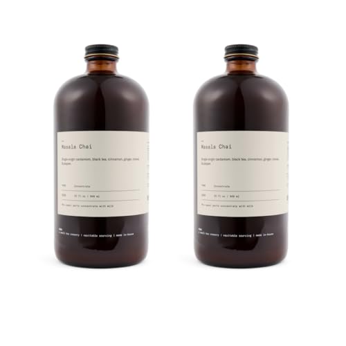 Dona Original Masala Chai Concentrate, Small-Batch, Single-Origin Spices, Hot or