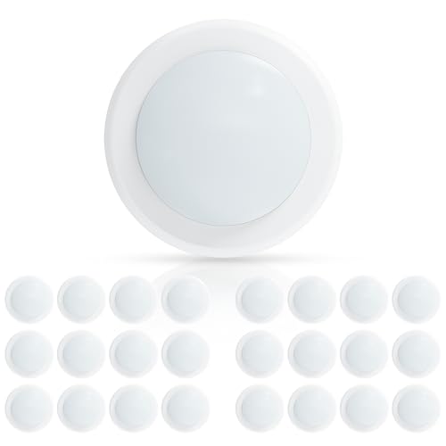 ECOELER 6 Inch Low Profile Flush Mount LED Disk Light,