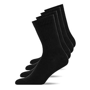 Snocks Sportsokken Heren en Dames (4-Pack) Crew Tennissocken