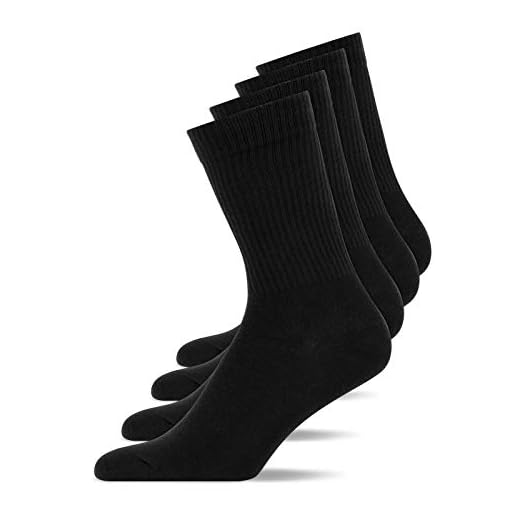Snocks Laufsocken Kurz Herren & Damen (4X Paar) Sportsocken (4X Weiß, 39-42, Numeric_39) 6 Snocks Herren & Damen Tennissocken (4x Paar) Lange Haltbarkeit Dank Bester Qualität, 02 Schwarz (4x Paar), 39 - 42