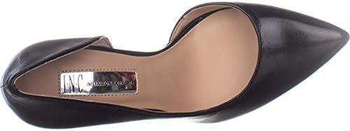 INC Womens Kenjay Faux Leather Stiletto D'Orsay Heels Black 10 Medium (B,M) | Image 3