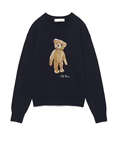 ［リリーブラウン］ Lily Bearプルオーバー LWNT214073 レディース NVY F