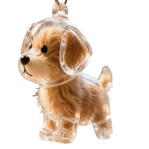 Hundehaar-Sammler-Schlüsselanhänger, Hundehaar-Anhänger, Pelz-Andenken, Kapsel-Anhänger, DIY-Haustier-Aufbewahrungsflasche, kreatives Gedenkgeschenk für Tierliebhaber