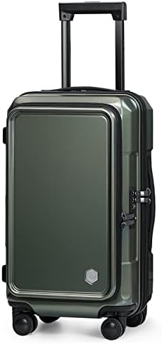 Coolife Luggage Carry On Spinner Suitcase Set with