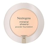 Neutrogena Mineral Sheers Compact Powder Foundation Spf 20, Classic Ivory 10,.34 Oz. (Pack of 2)
