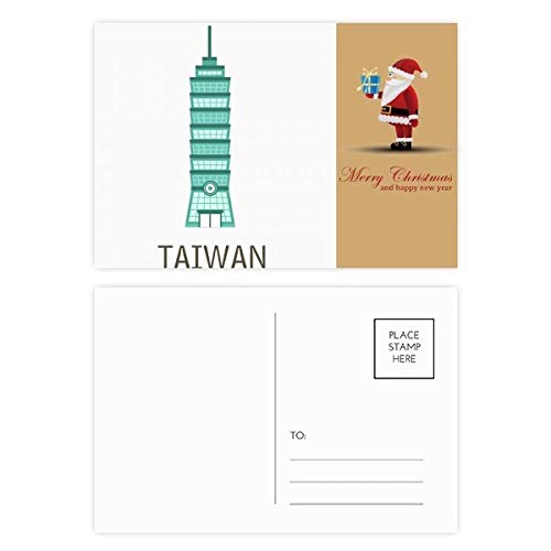 Cartes postales voyage Père Noël Taiwan à envoyer pour les fêtes