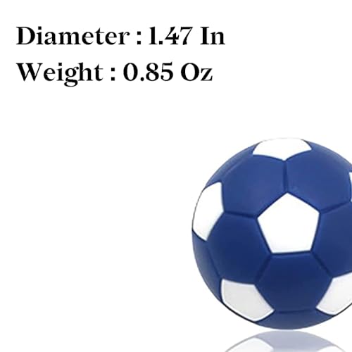 MAKABEE 9 Pack Foosball Table Balls 1.47 Inch Table Soccer Balls for Foosball Tabletop Game Foosball Accessory Replacements Multicolor World Cup Foosball/Gifts