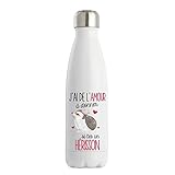 Utilisation quotidienne. La bouteille isotherme convient pour eau, thé, café ou autres boissons chaudes et froides. Utilisation au bureau, en déplacement, au sport ou en voyage.