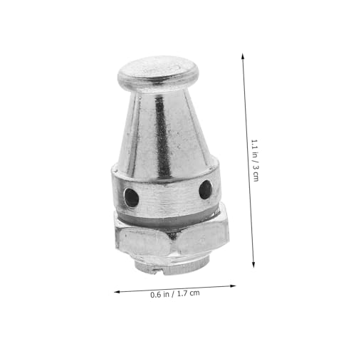 Válvula de seguridad para olla a presión, reemplazo de válvula de alivio de alta presión de acero inoxidable, 2 piezas miniatura 2