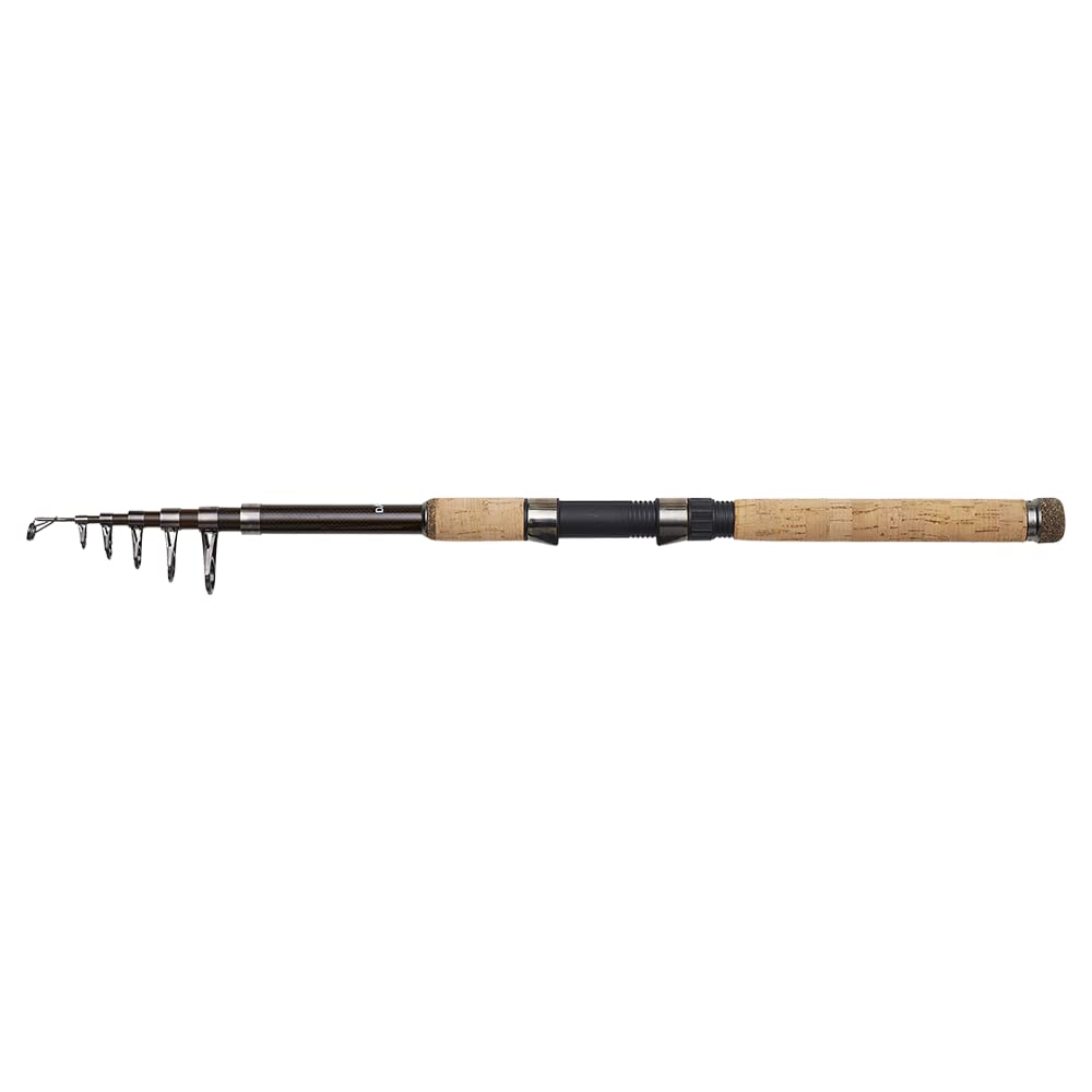 DAM Backbone II Tele, Cannes à Pêche, Cannes à Pêche Spinning, Pêche au Coup, Unisexe, Noir, 2,40 m, 50-100 g
